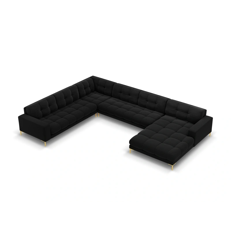 Sofa aksamitna panoramiczna 7 osobowa Bali Cosmopolitan Design