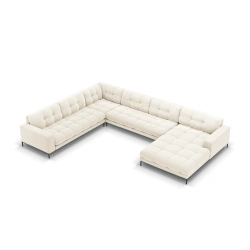 Sofa aksamitna panoramiczna 7 osobowa Bali Cosmopolitan Design