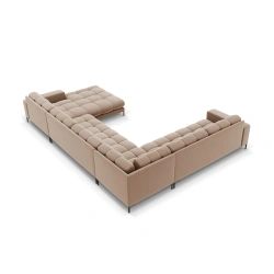 Sofa aksamitna panoramiczna 7 osobowa Bali Cosmopolitan Design