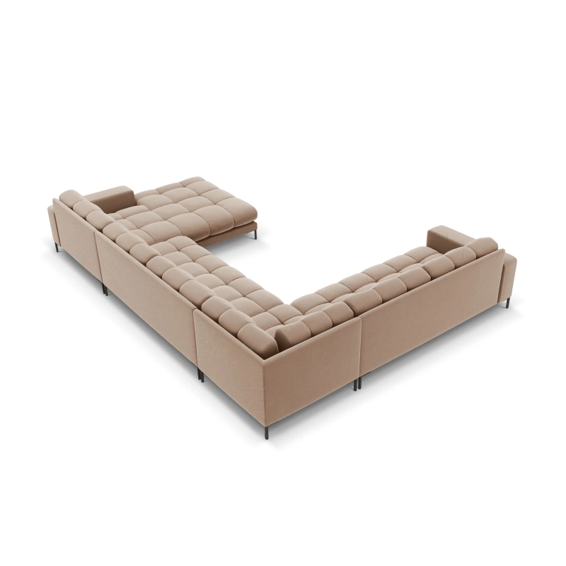 Sofa aksamitna panoramiczna 7 osobowa Bali Cosmopolitan Design