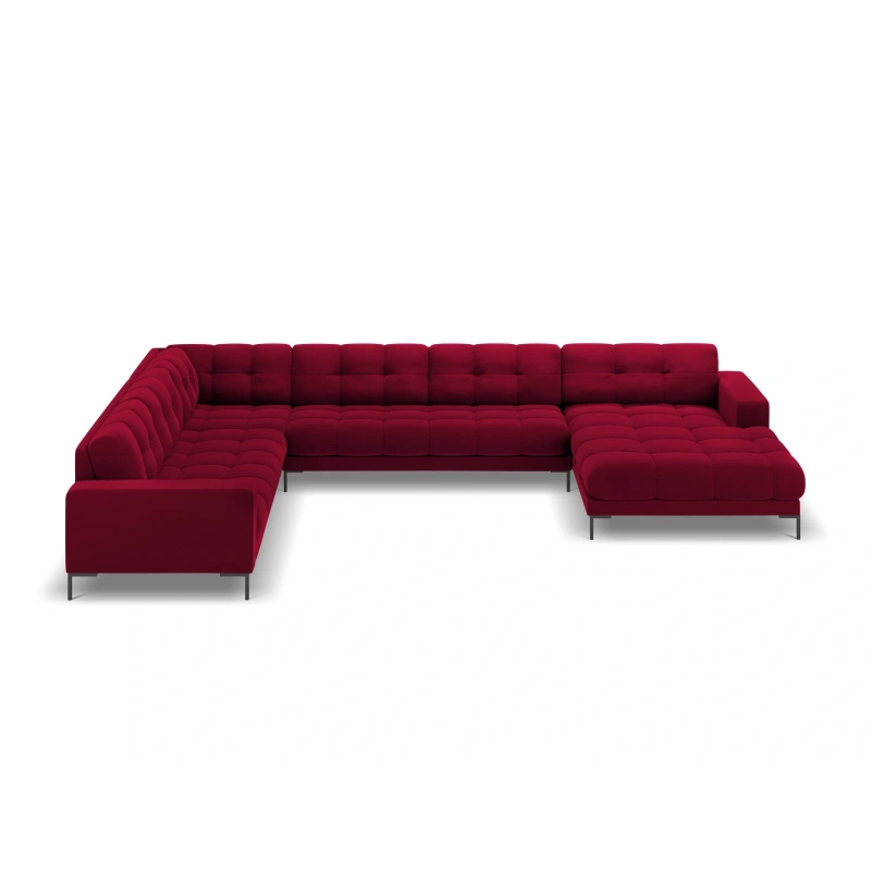 Sofa aksamitna panoramiczna 7 osobowa Bali Cosmopolitan Design