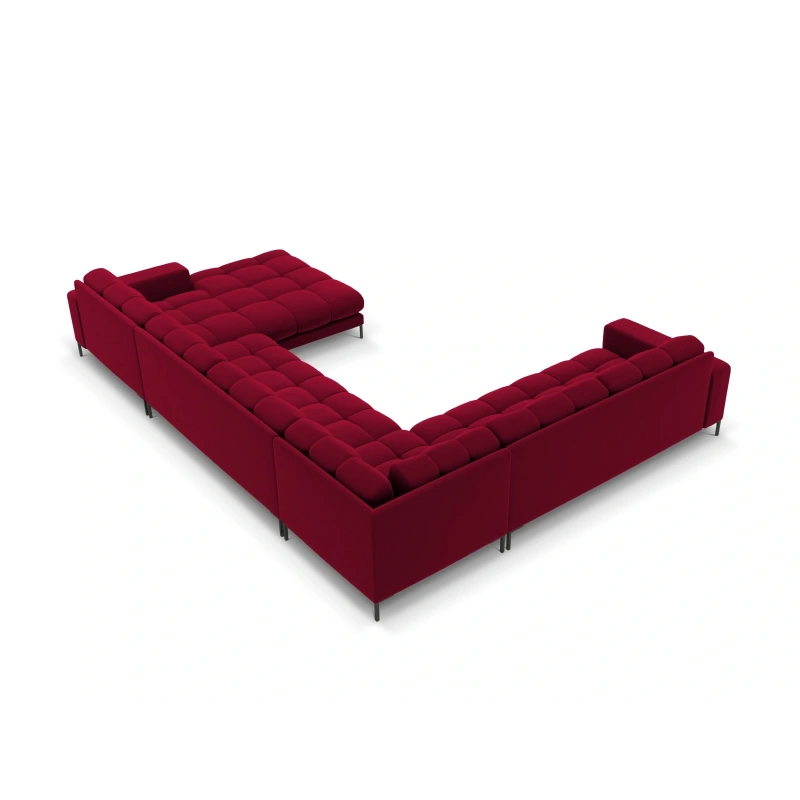 Sofa aksamitna panoramiczna 7 osobowa Bali Cosmopolitan Design