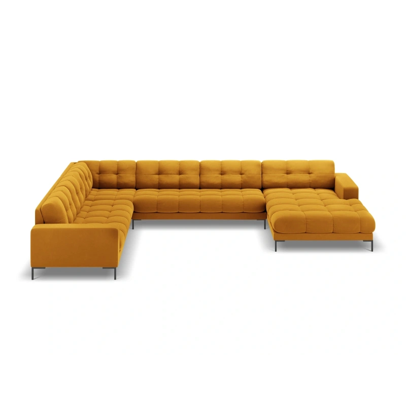 Sofa aksamitna panoramiczna 7 osobowa Bali Cosmopolitan Design