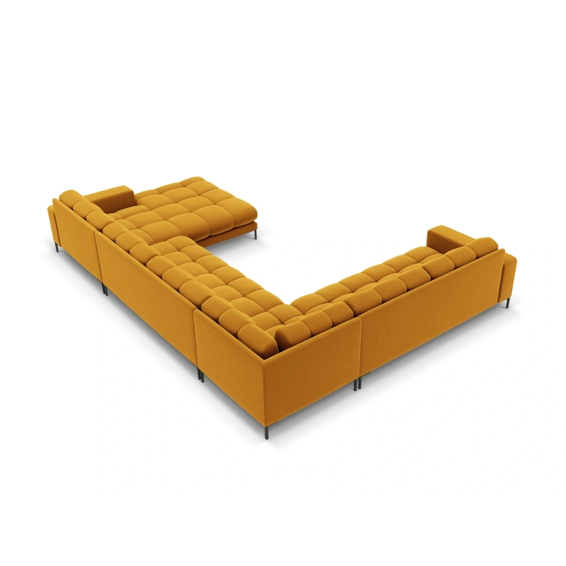 Sofa aksamitna panoramiczna 7 osobowa Bali Cosmopolitan Design