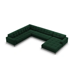 Sofa aksamitna panoramiczna 7 osobowa Bali Cosmopolitan Design
