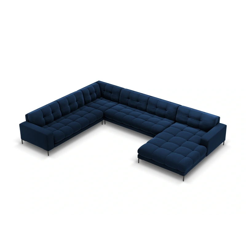 Sofa aksamitna panoramiczna 7 osobowa Bali Cosmopolitan Design