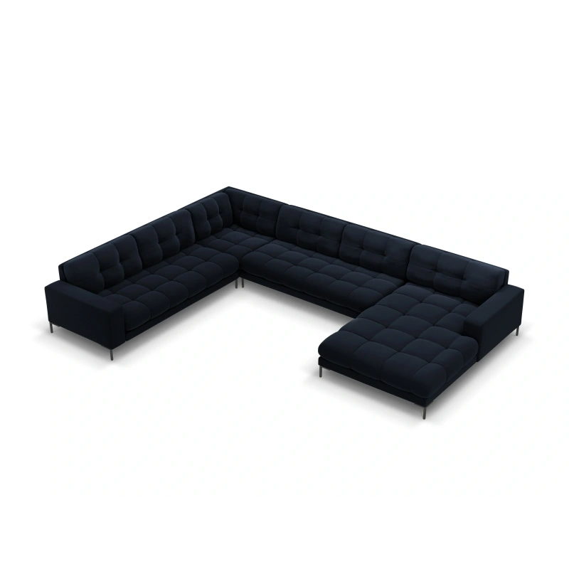 Sofa aksamitna panoramiczna 7 osobowa Bali Cosmopolitan Design