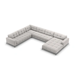 Sofa aksamitna panoramiczna 7 osobowa Bali Cosmopolitan Design