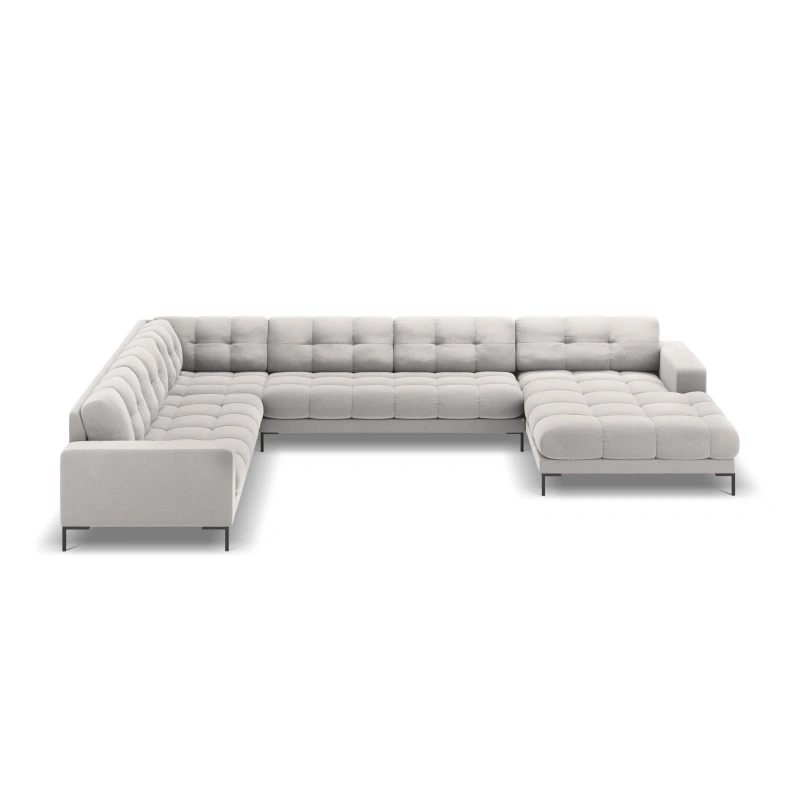 Sofa aksamitna panoramiczna 7 osobowa Bali Cosmopolitan Design