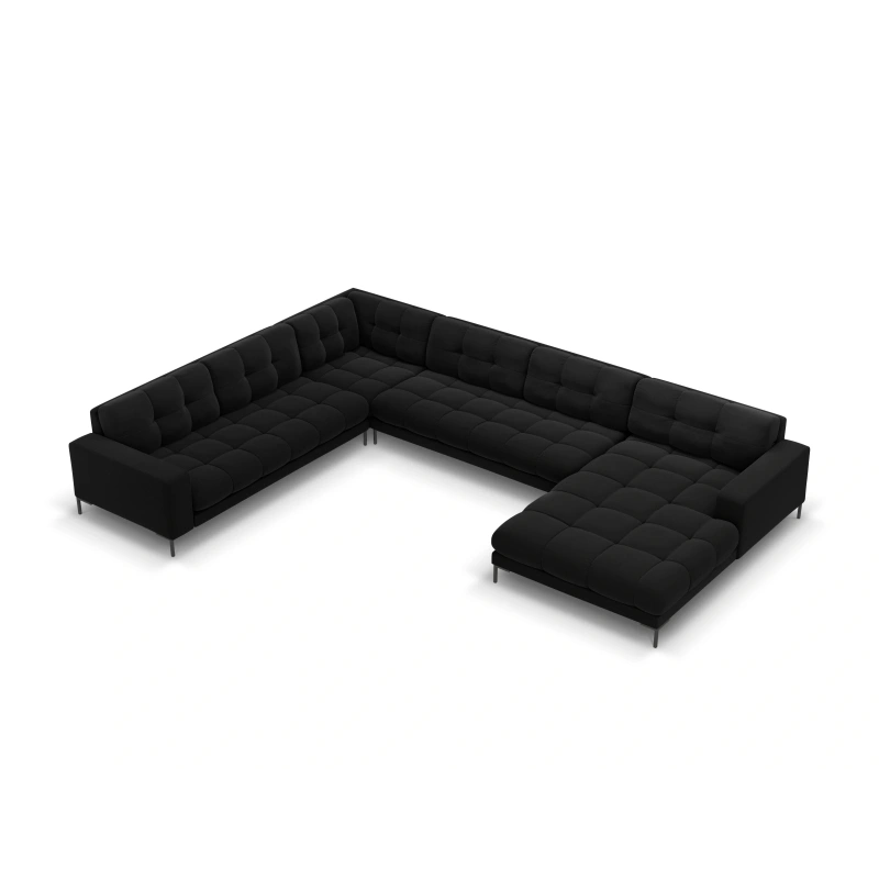 Sofa aksamitna panoramiczna 7 osobowa Bali Cosmopolitan Design