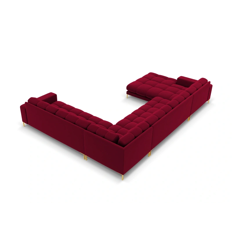 Sofa aksamitna panoramiczna 7 osobowa Bali Cosmopolitan Design
