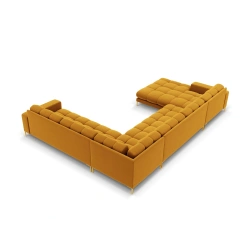 Sofa aksamitna panoramiczna 7 osobowa Bali Cosmopolitan Design
