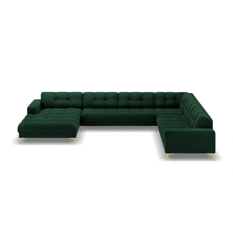 Sofa aksamitna panoramiczna 7 osobowa Bali Cosmopolitan Design