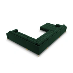 Sofa aksamitna panoramiczna 7 osobowa Bali Cosmopolitan Design