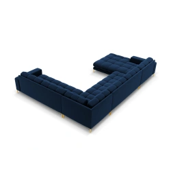 Sofa aksamitna panoramiczna 7 osobowa Bali Cosmopolitan Design