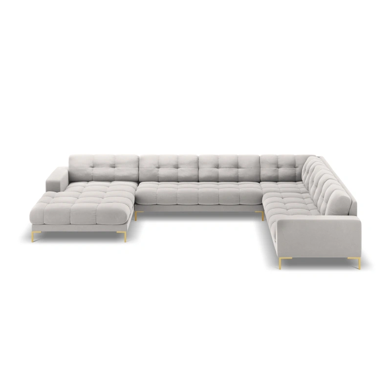 Sofa aksamitna panoramiczna 7 osobowa Bali Cosmopolitan Design