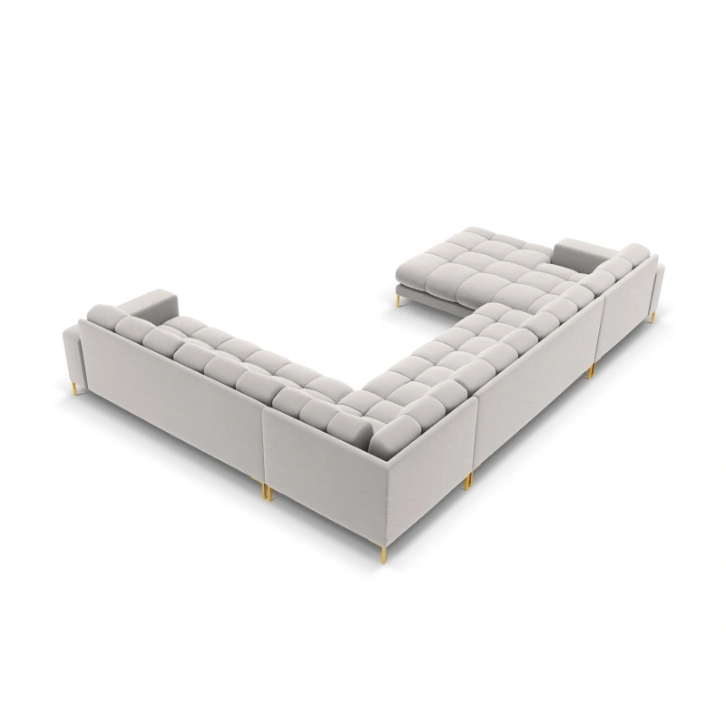 Sofa aksamitna panoramiczna 7 osobowa Bali Cosmopolitan Design
