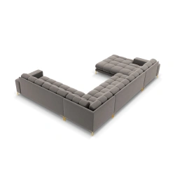 Sofa aksamitna panoramiczna 7 osobowa Bali Cosmopolitan Design