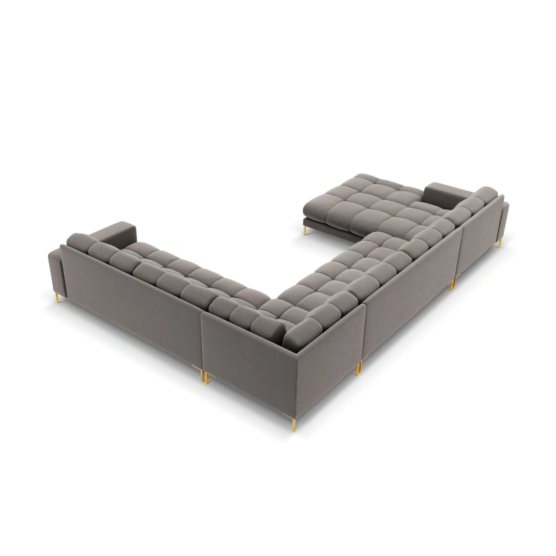 Sofa aksamitna panoramiczna 7 osobowa Bali Cosmopolitan Design