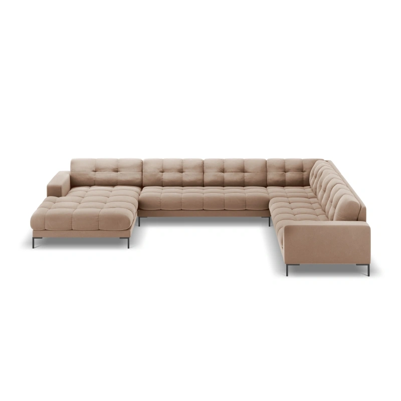 Sofa aksamitna panoramiczna 7 osobowa Bali Cosmopolitan Design