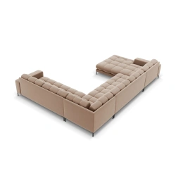 Sofa aksamitna panoramiczna 7 osobowa Bali Cosmopolitan Design