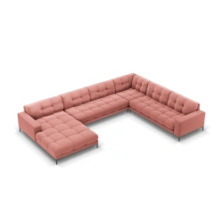 Sofa aksamitna panoramiczna 7 osobowa Bali Cosmopolitan Design