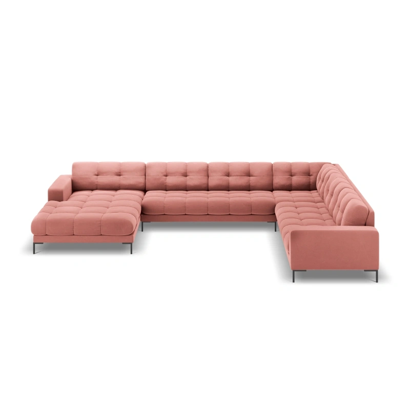 Sofa aksamitna panoramiczna 7 osobowa Bali Cosmopolitan Design