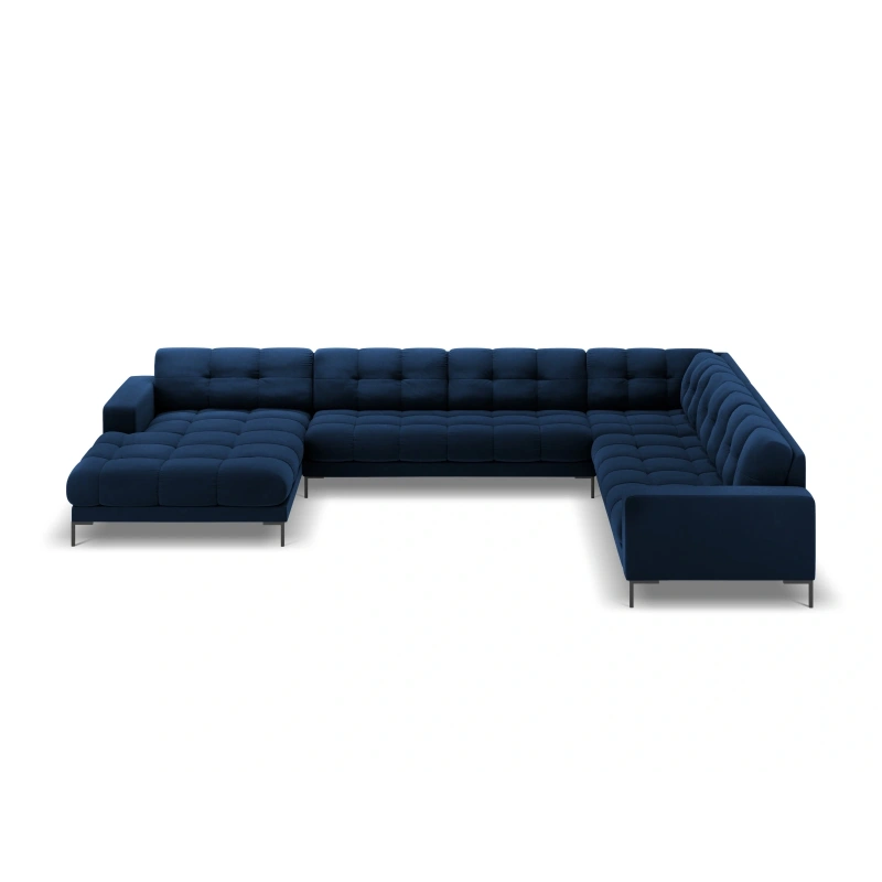 Sofa aksamitna panoramiczna 7 osobowa Bali Cosmopolitan Design