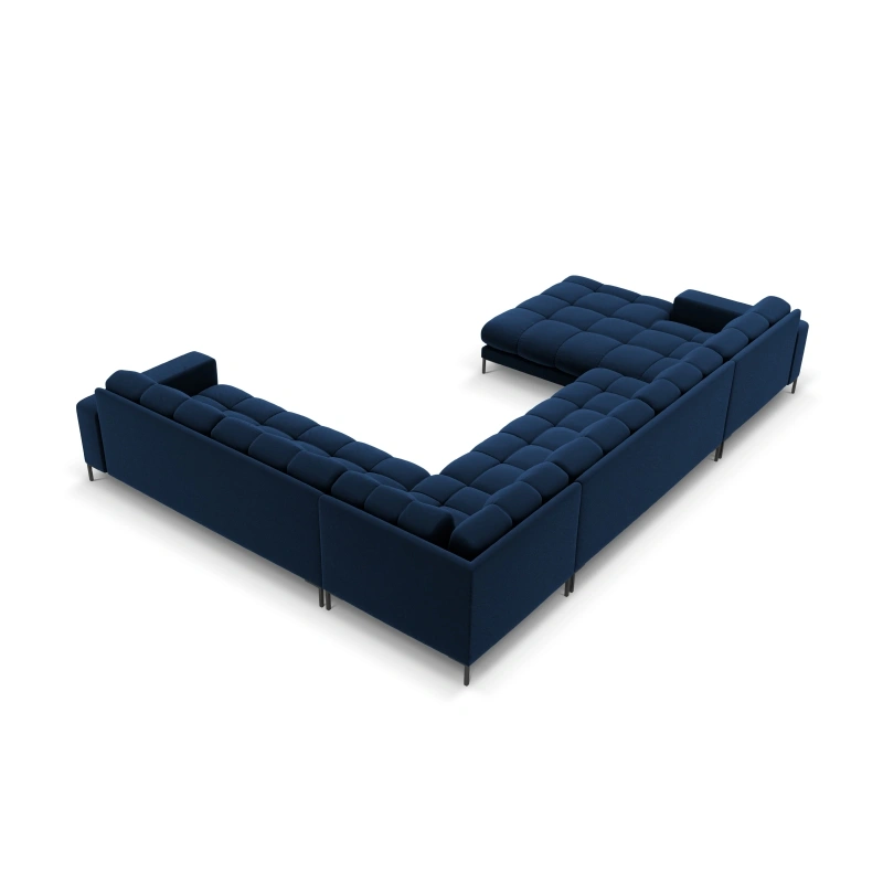 Sofa aksamitna panoramiczna 7 osobowa Bali Cosmopolitan Design