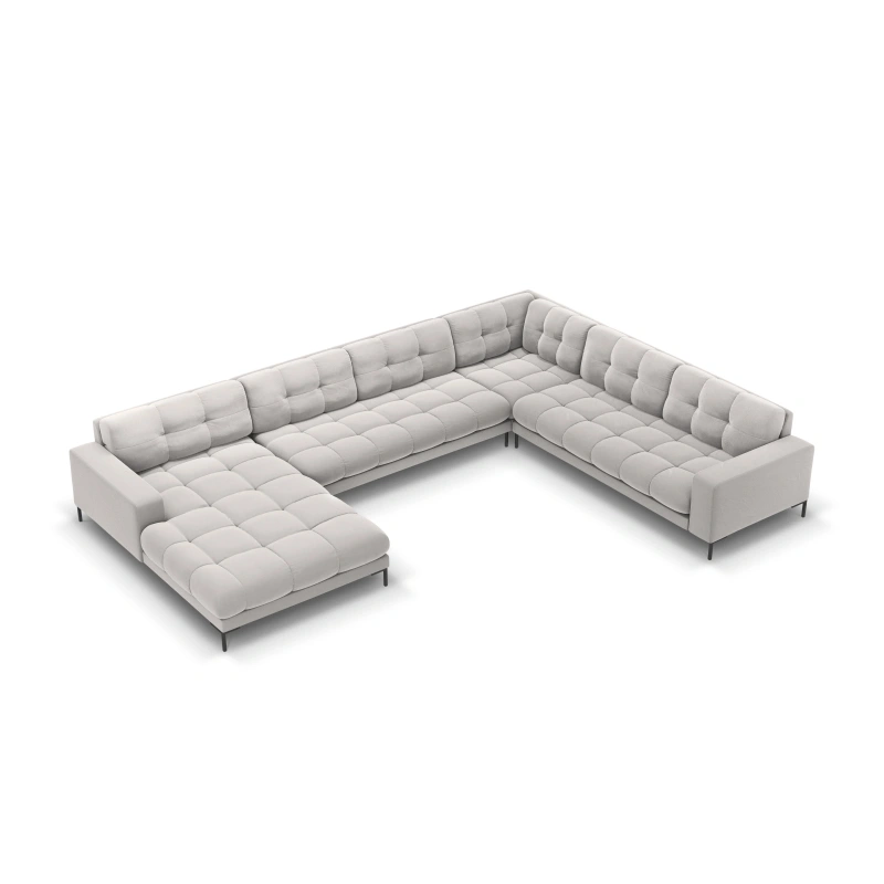 Sofa aksamitna panoramiczna 7 osobowa Bali Cosmopolitan Design