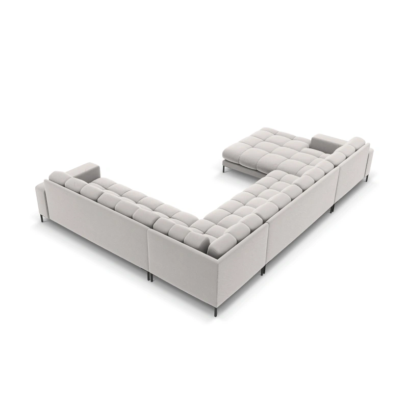 Sofa aksamitna panoramiczna 7 osobowa Bali Cosmopolitan Design
