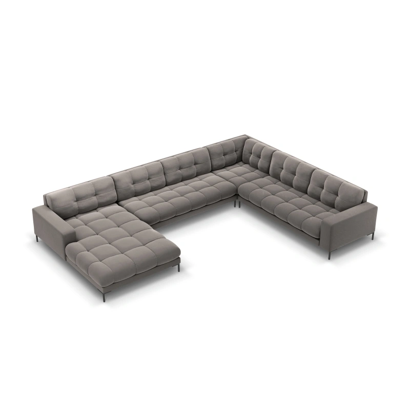 Sofa aksamitna panoramiczna 7 osobowa Bali Cosmopolitan Design