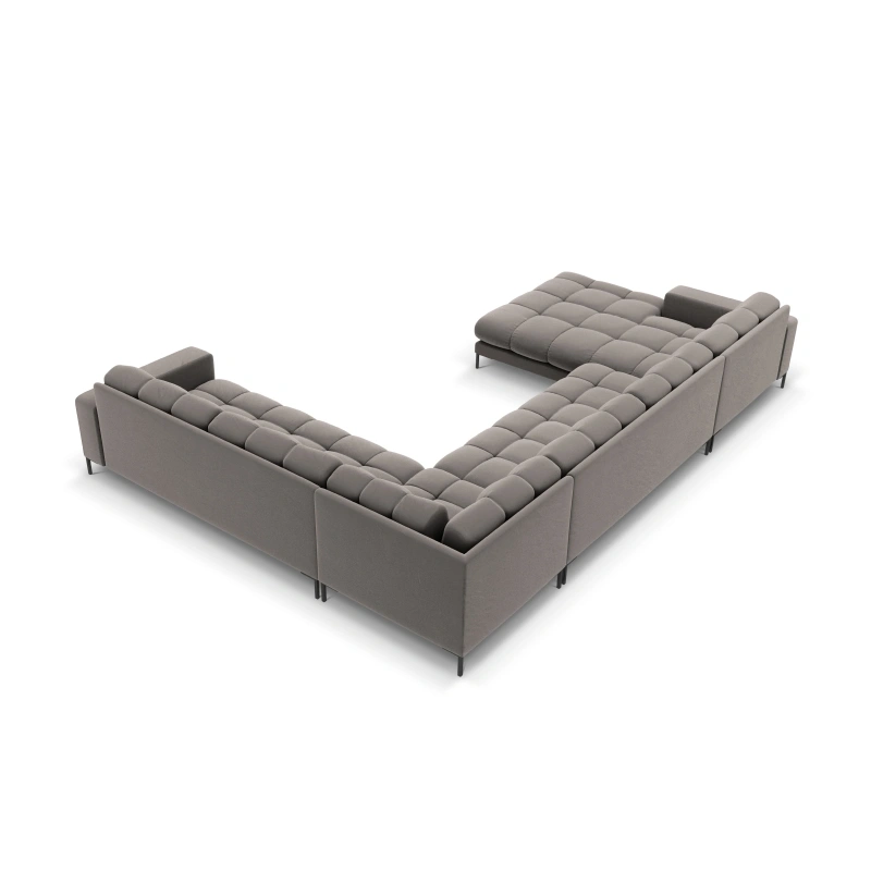 Sofa aksamitna panoramiczna 7 osobowa Bali Cosmopolitan Design