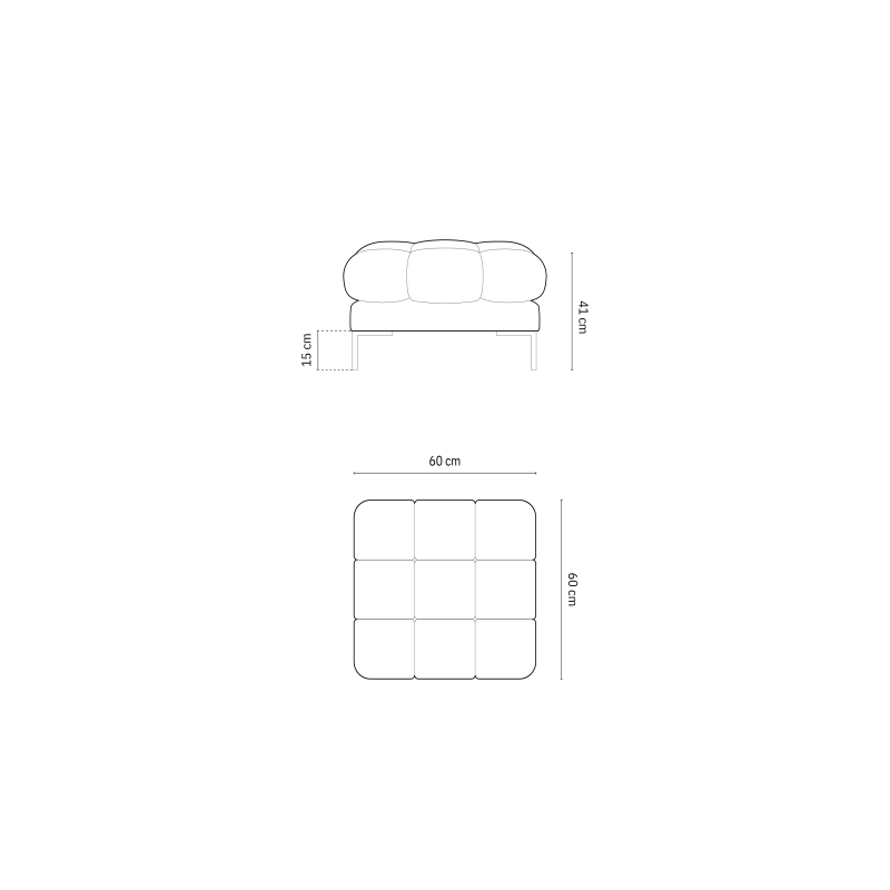 Puf aksamitny Bali Cosmopolitan Design Puf aksamitny Bali Cosmopolitan Design