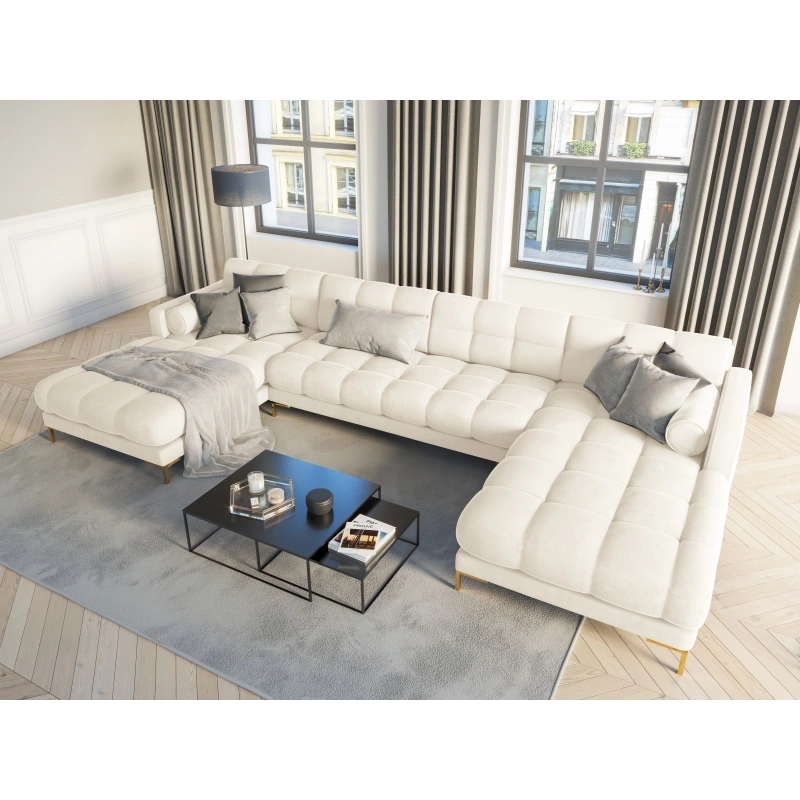 Narożnik aksamitny U-kształtny Bali Cosmopolitan Design Narożnik aksamitny U-kształtny Bali Cosmopolitan Design