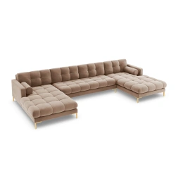 Narożnik aksamitny U-kształtny Bali Cosmopolitan Design Narożnik aksamitny U-kształtny Bali Cosmopolitan Design