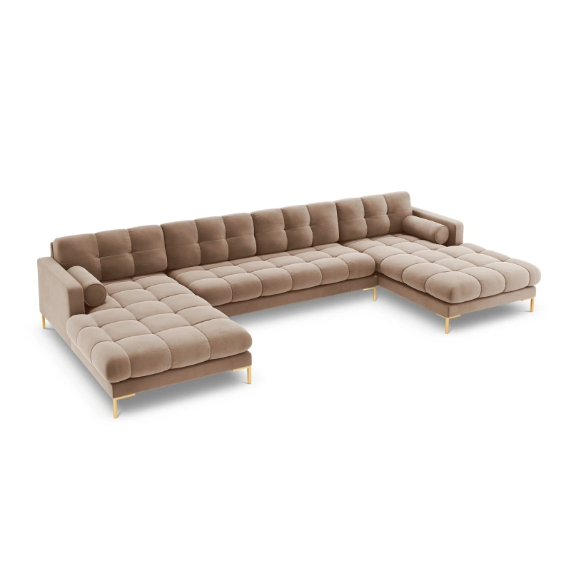 Narożnik aksamitny U-kształtny Bali Cosmopolitan Design Narożnik aksamitny U-kształtny Bali Cosmopolitan Design