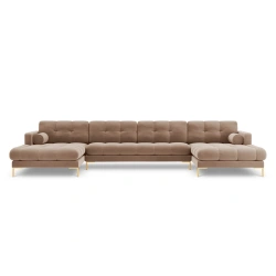 Narożnik aksamitny U-kształtny Bali Cosmopolitan Design Narożnik aksamitny U-kształtny Bali Cosmopolitan Design