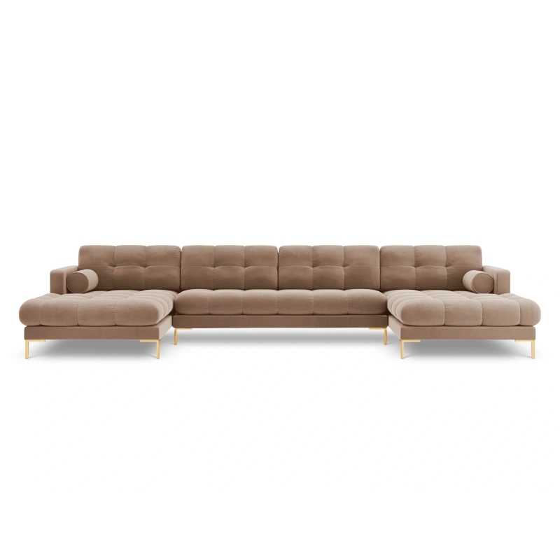 Narożnik aksamitny U-kształtny Bali Cosmopolitan Design Narożnik aksamitny U-kształtny Bali Cosmopolitan Design