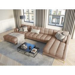 Narożnik aksamitny U-kształtny Bali Cosmopolitan Design Narożnik aksamitny U-kształtny Bali Cosmopolitan Design