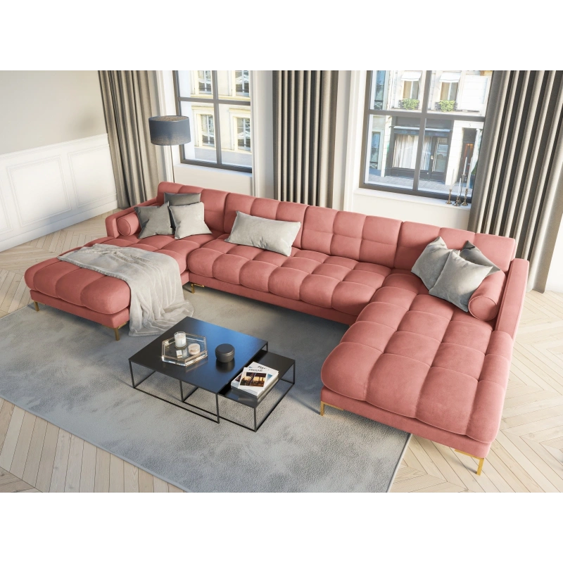 Narożnik aksamitny  U-kształtny Bali Cosmopolitan Design
