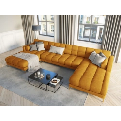 Narożnik aksamitny  U-kształtny Bali Cosmopolitan Design