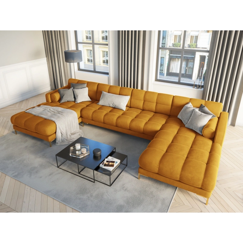 Narożnik aksamitny  U-kształtny Bali Cosmopolitan Design