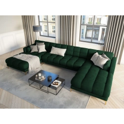 Narożnik aksamitny U-kształtny Bali Cosmopolitan Design Narożnik aksamitny U-kształtny Bali Cosmopolitan Design