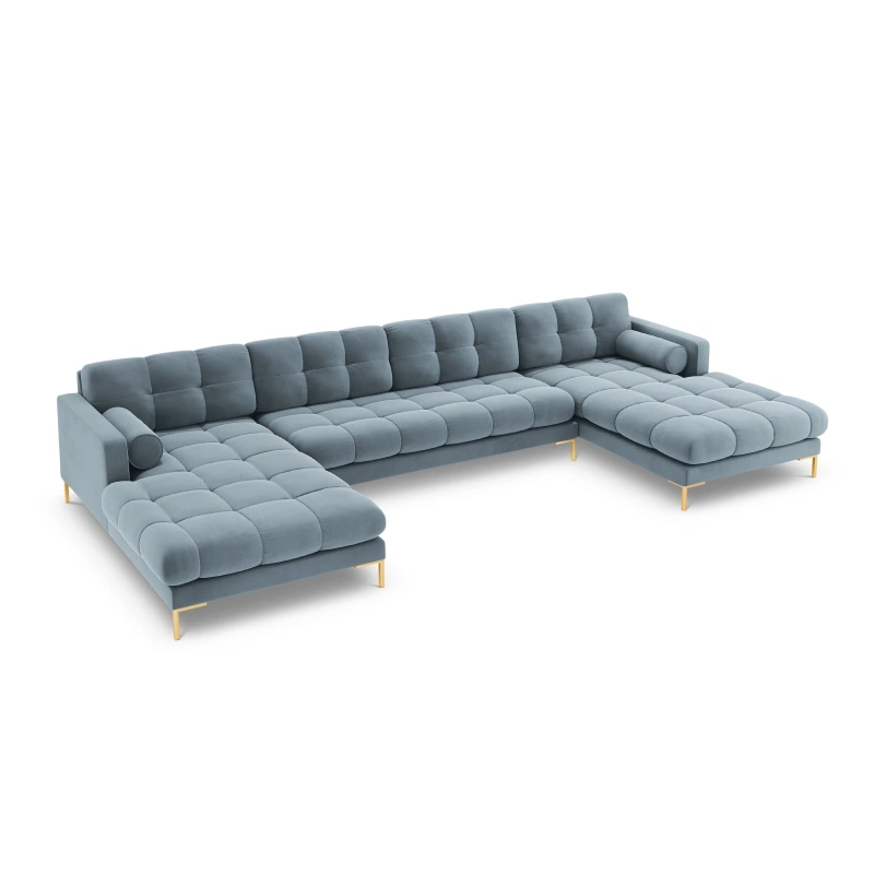 Narożnik aksamitny U-kształtny Bali Cosmopolitan Design Narożnik aksamitny U-kształtny Bali Cosmopolitan Design