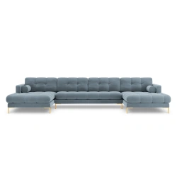 Narożnik aksamitny U-kształtny Bali Cosmopolitan Design Narożnik aksamitny U-kształtny Bali Cosmopolitan Design
