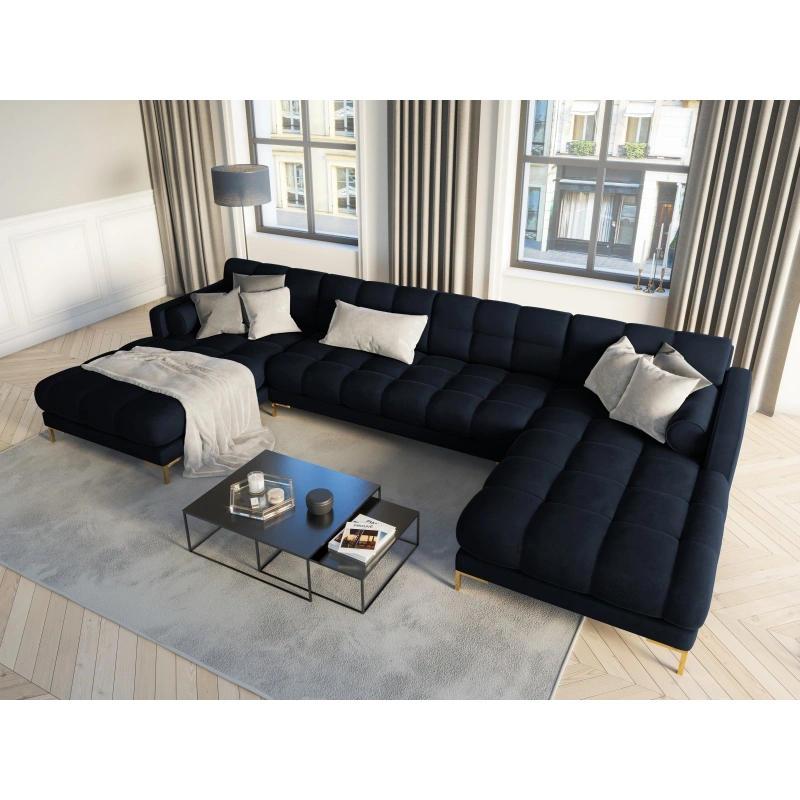 Narożnik aksamitny  U-kształtny Bali Cosmopolitan Design