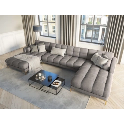 Narożnik aksamitny U-kształtny Bali Cosmopolitan Design Narożnik aksamitny U-kształtny Bali Cosmopolitan Design
