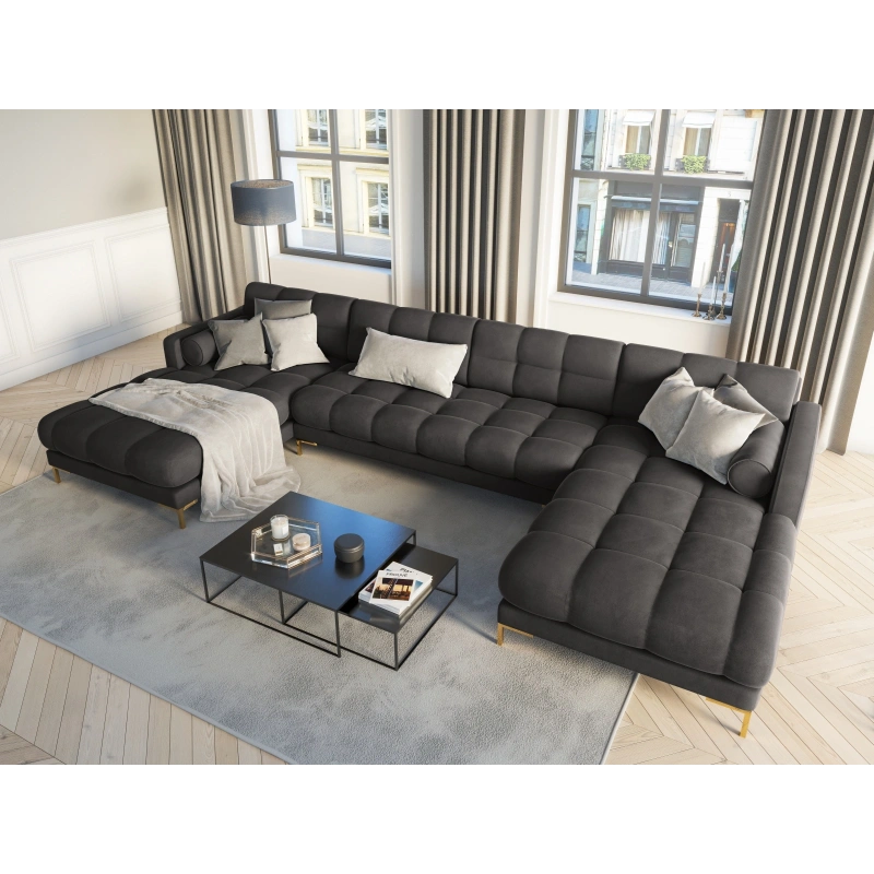 Narożnik aksamitny  U-kształtny Bali Cosmopolitan Design