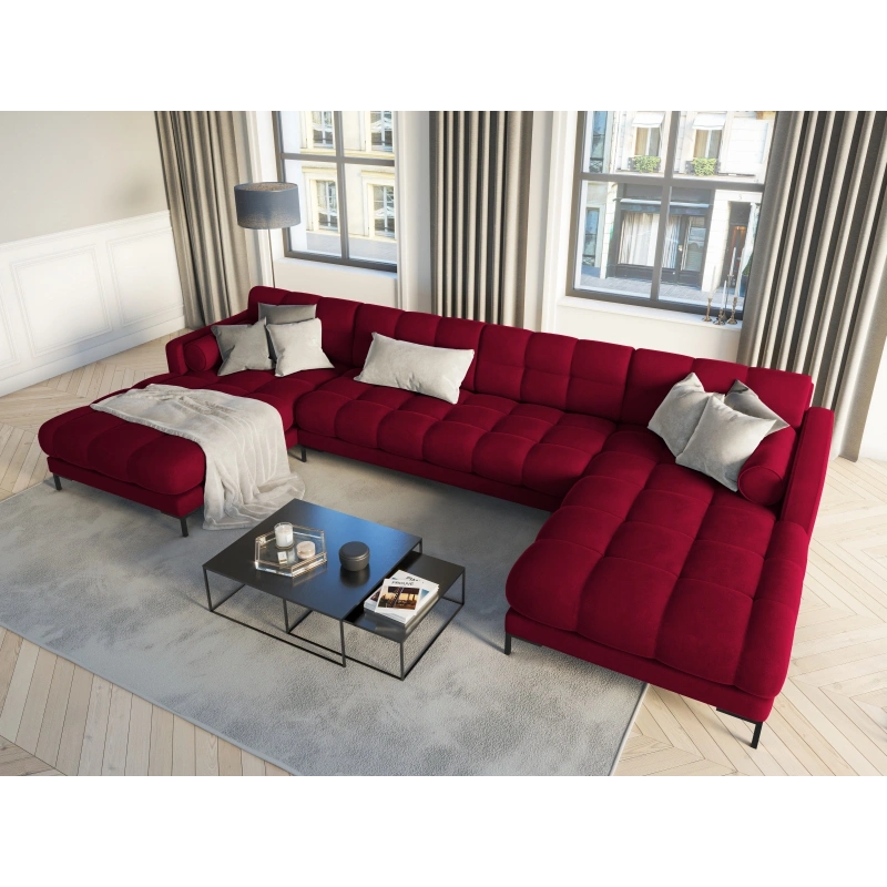 Narożnik aksamitny  U-kształtny Bali Cosmopolitan Design